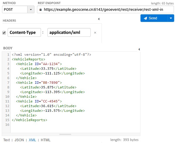 使用 XML 标记、元素和属性值层次结构组织事件记录的 XML 数据结构
